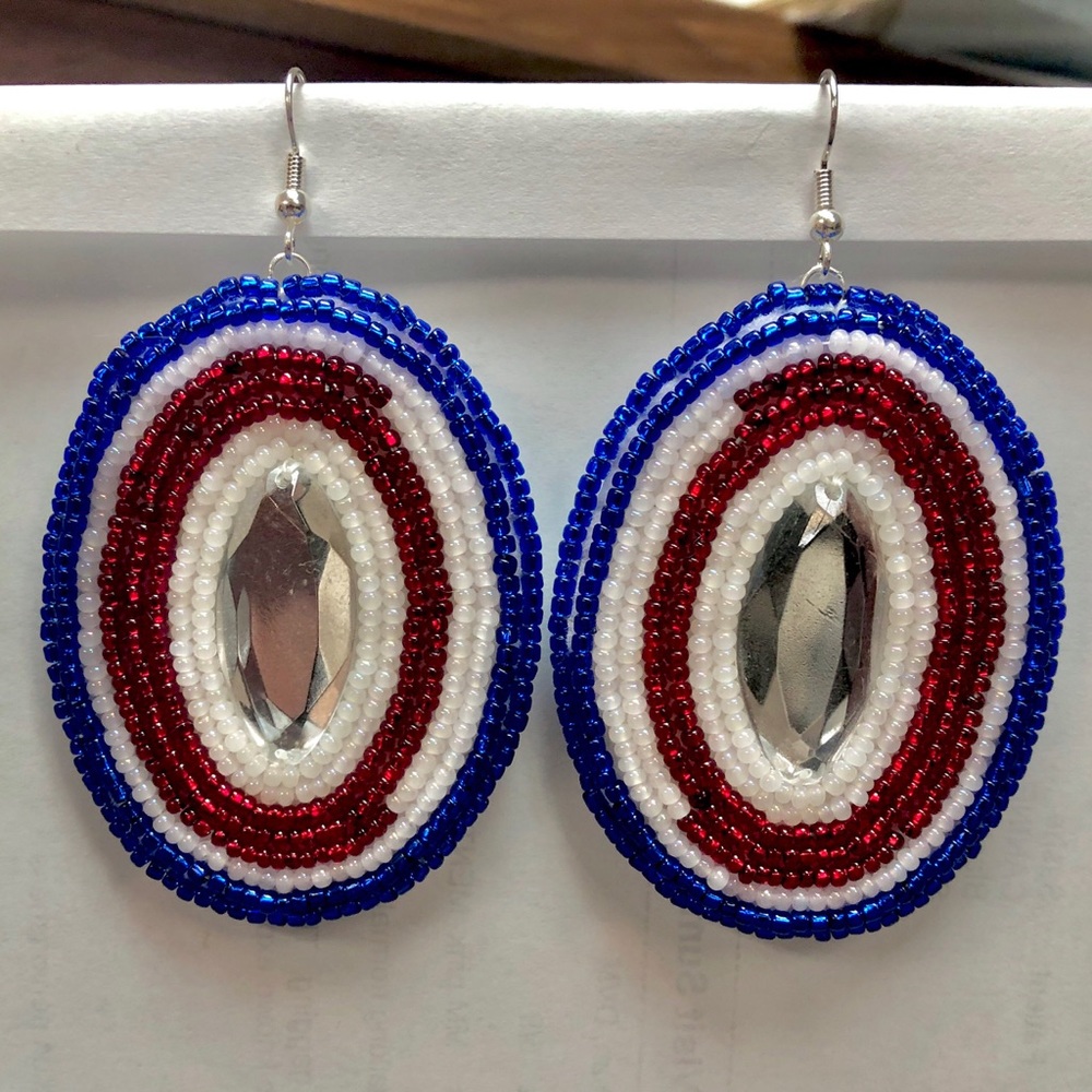 Handmade beaded earrings